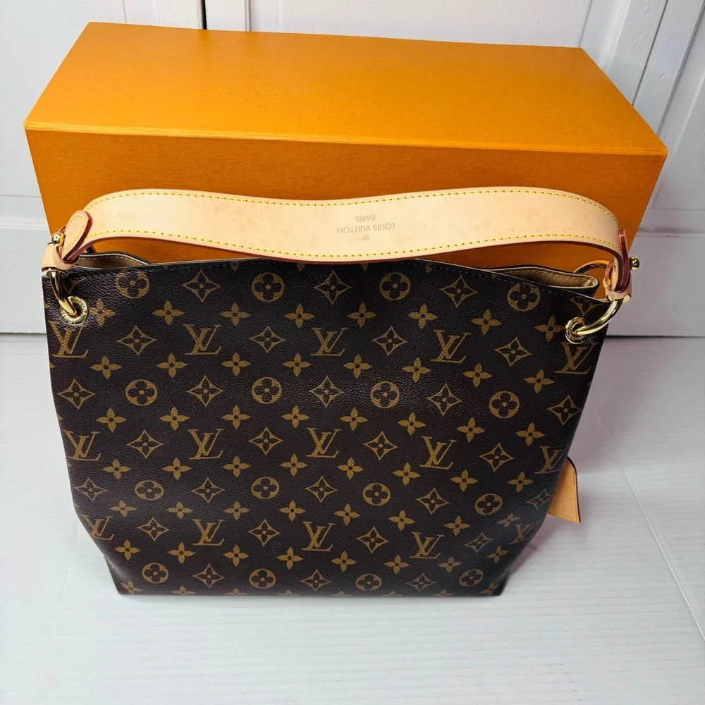 ⛔️SOLD⛔️LOUIS VUITTON Monogram Graceful PM Shoulder Bag - Picture 2 of 10